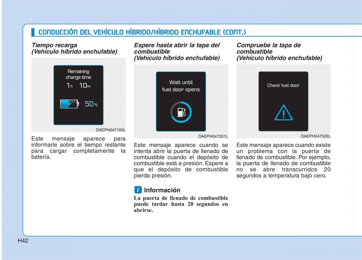 Hyundai Ioniq Hybrid manual del propietario / page 53