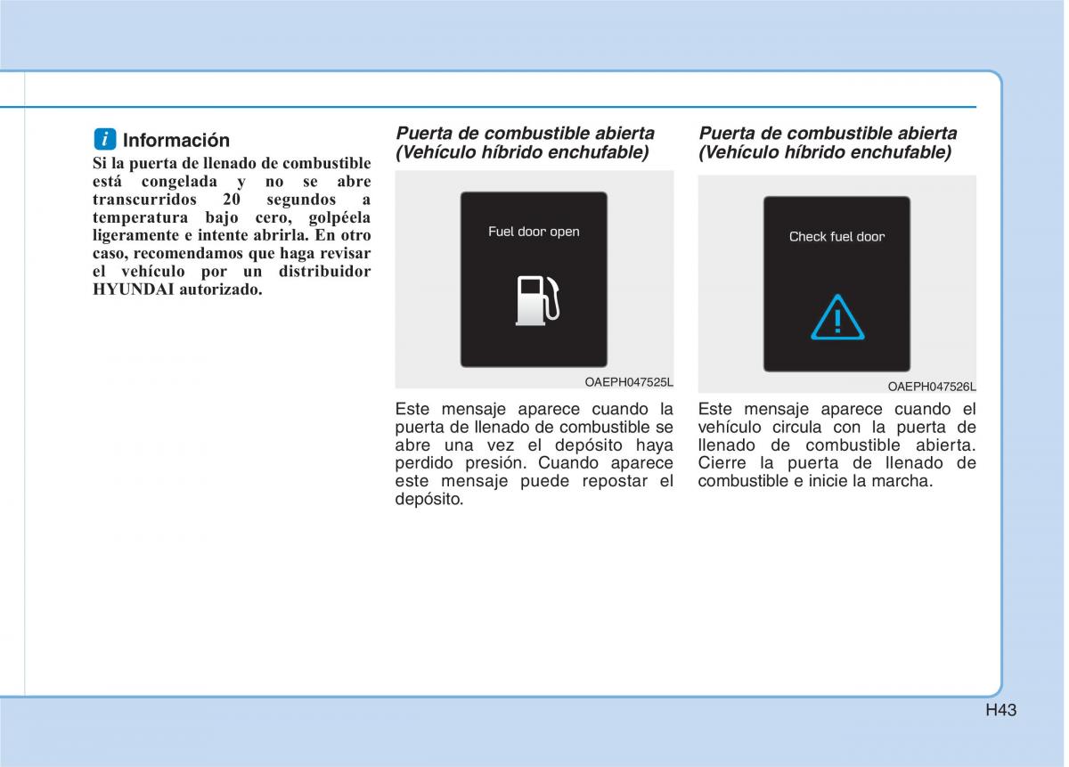 Hyundai Ioniq Hybrid manual del propietario / page 54