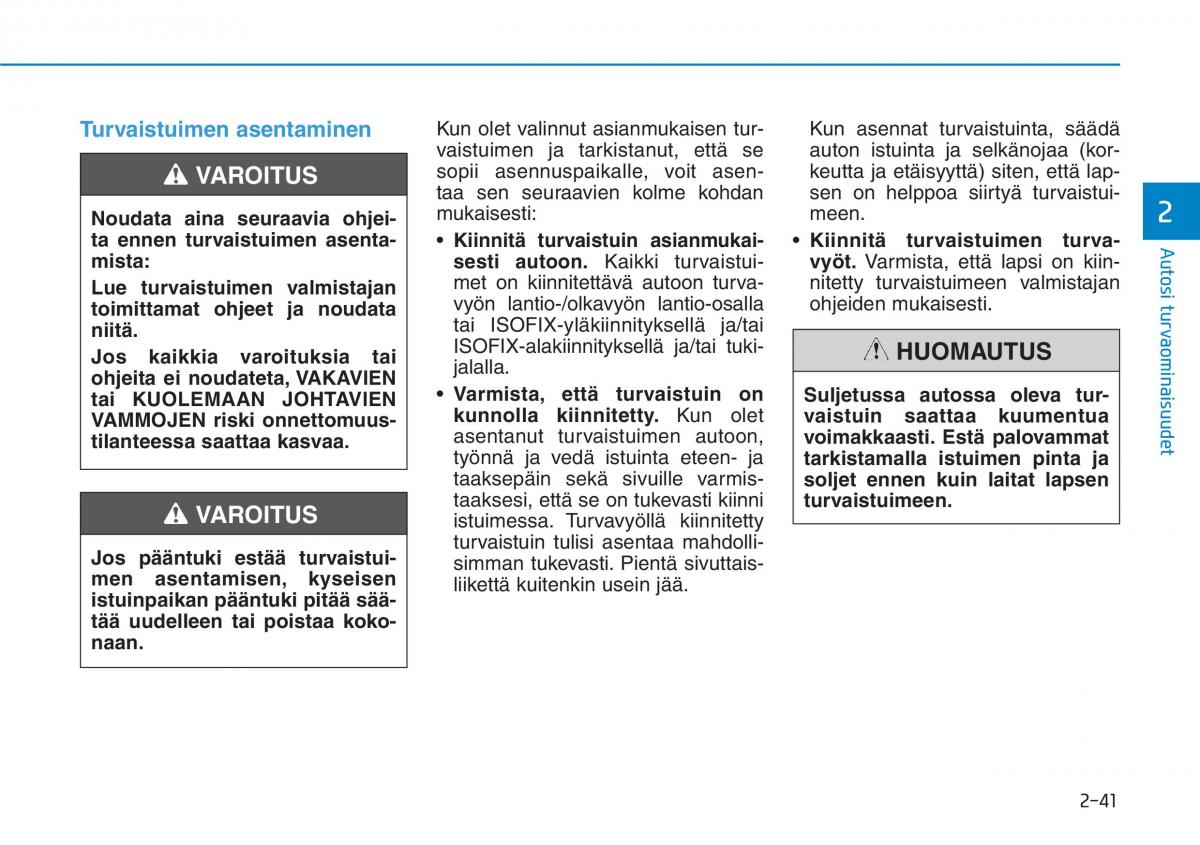 Hyundai Ioniq Hybrid omistajan kasikirja / page 59