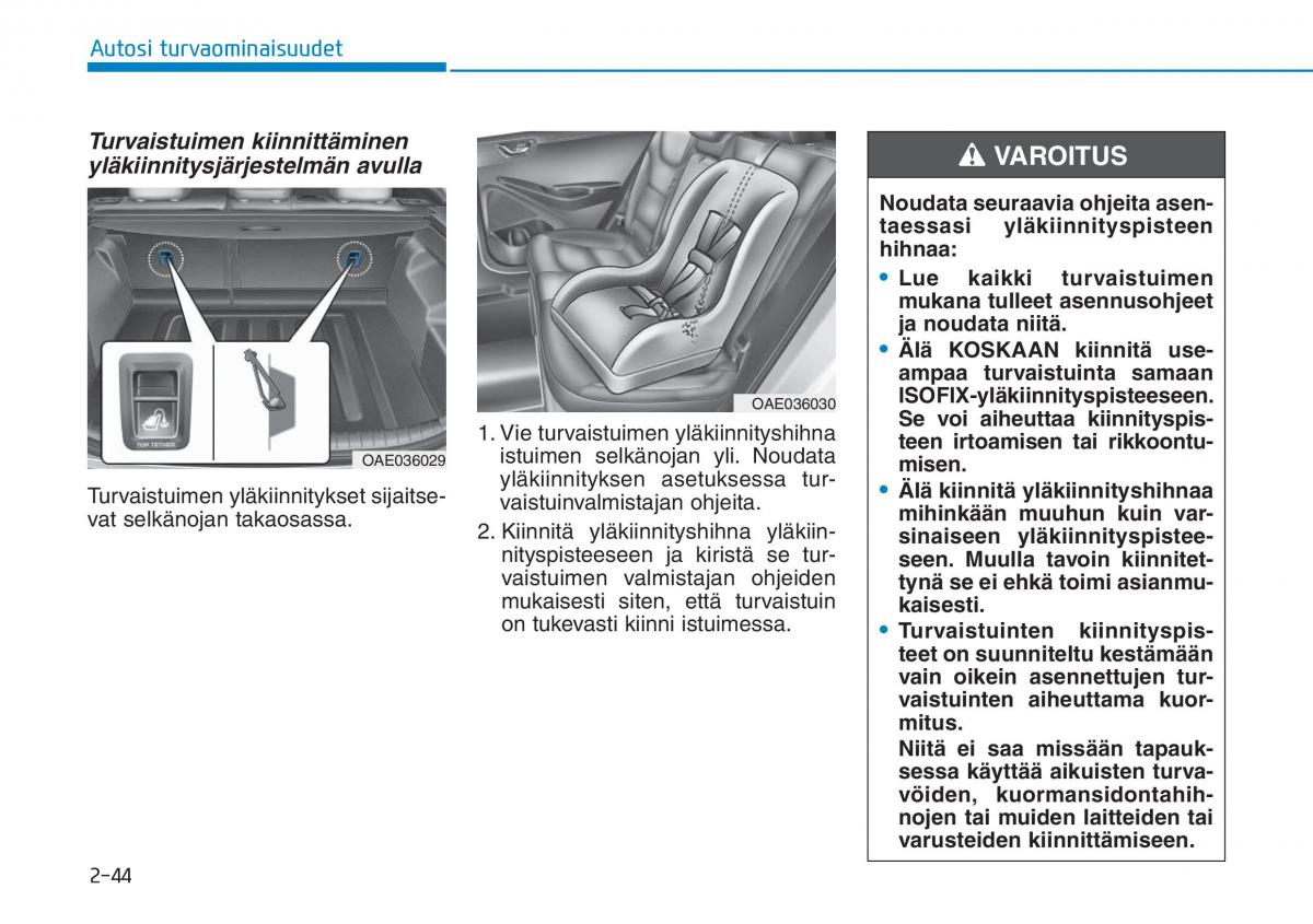 Hyundai Ioniq Hybrid omistajan kasikirja / page 62