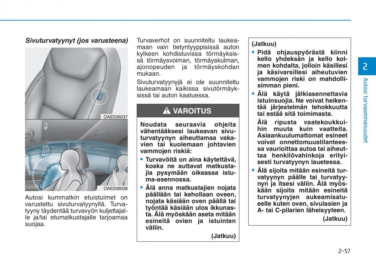 Hyundai Ioniq Hybrid omistajan kasikirja / page 75