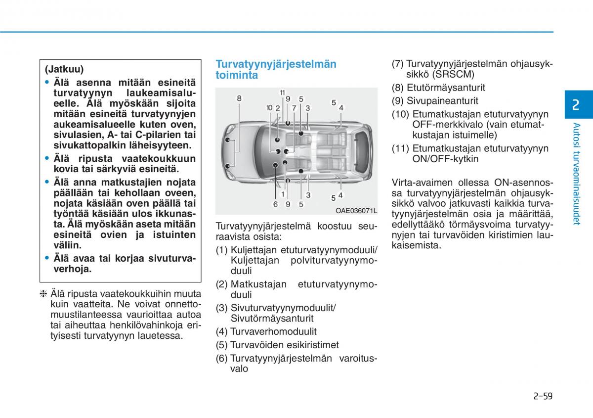 Hyundai Ioniq Hybrid omistajan kasikirja / page 77