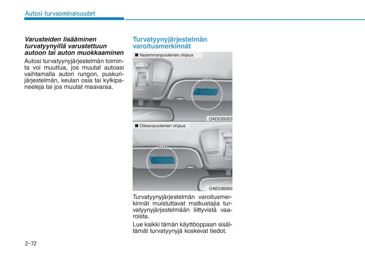 Hyundai Ioniq Hybrid omistajan kasikirja / page 90