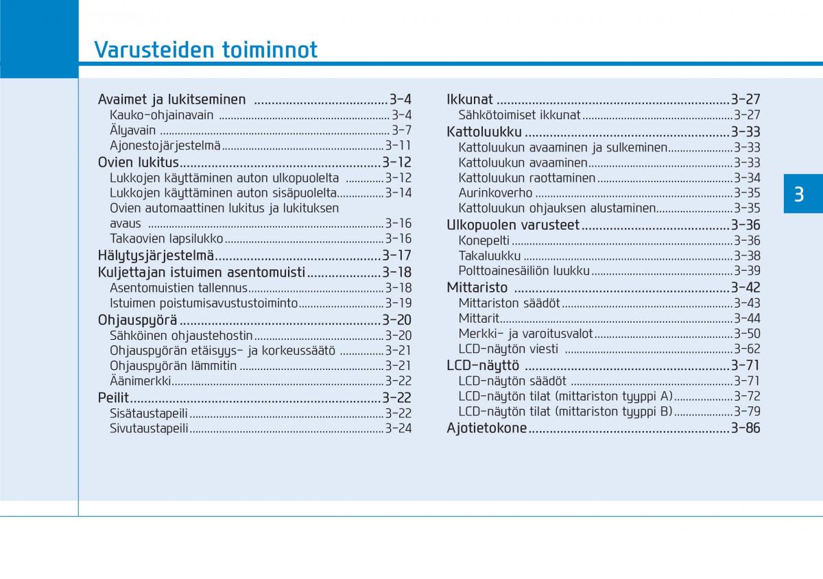 Hyundai Ioniq Hybrid omistajan kasikirja / page 91