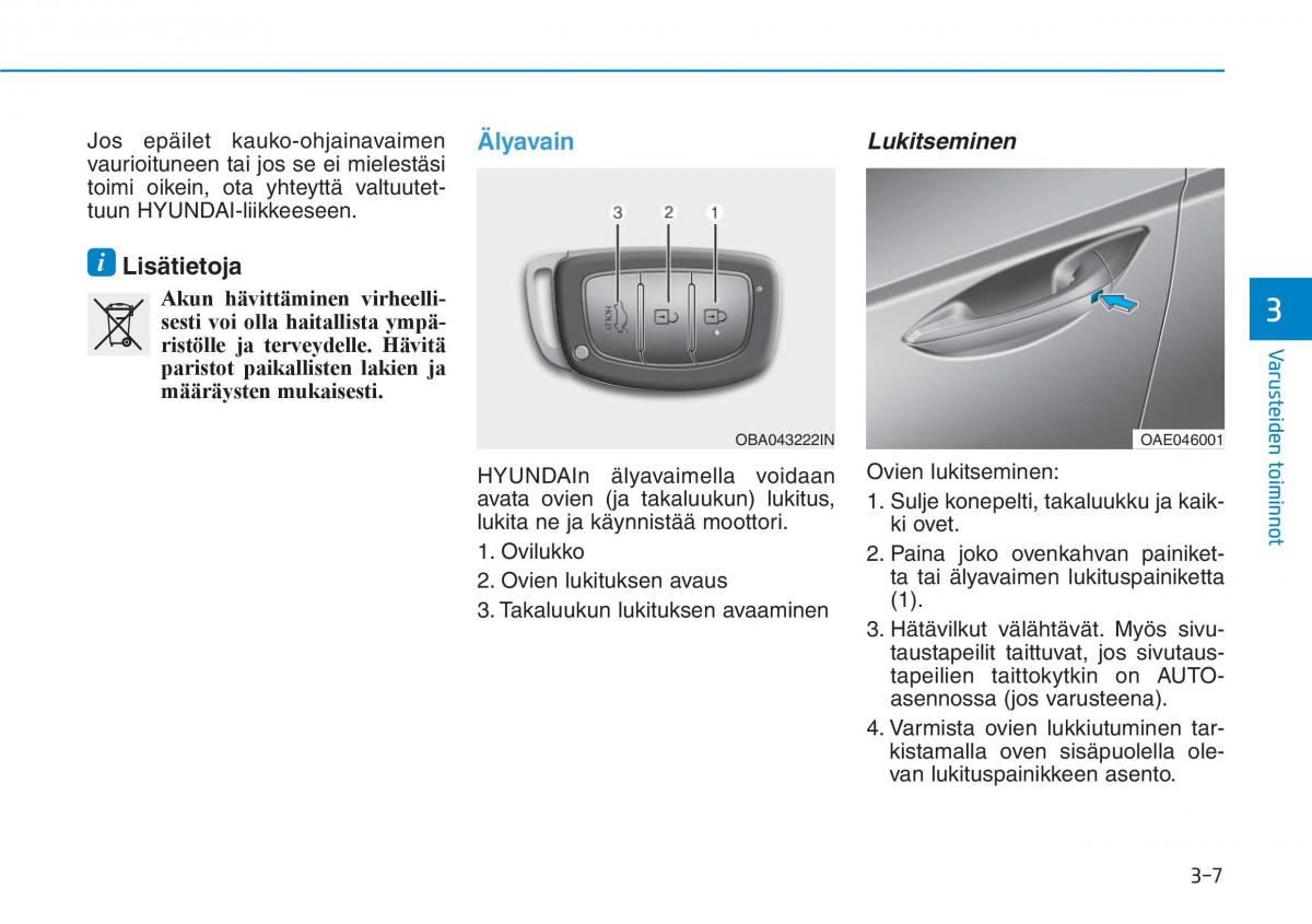 Hyundai Ioniq Hybrid omistajan kasikirja / page 97