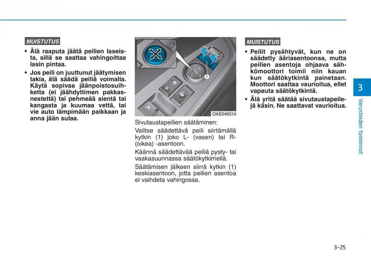 Hyundai Ioniq Hybrid omistajan kasikirja / page 115