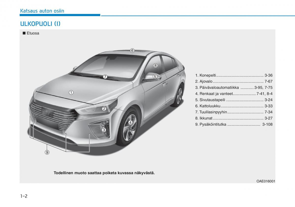 Hyundai Ioniq Hybrid omistajan kasikirja / page 12