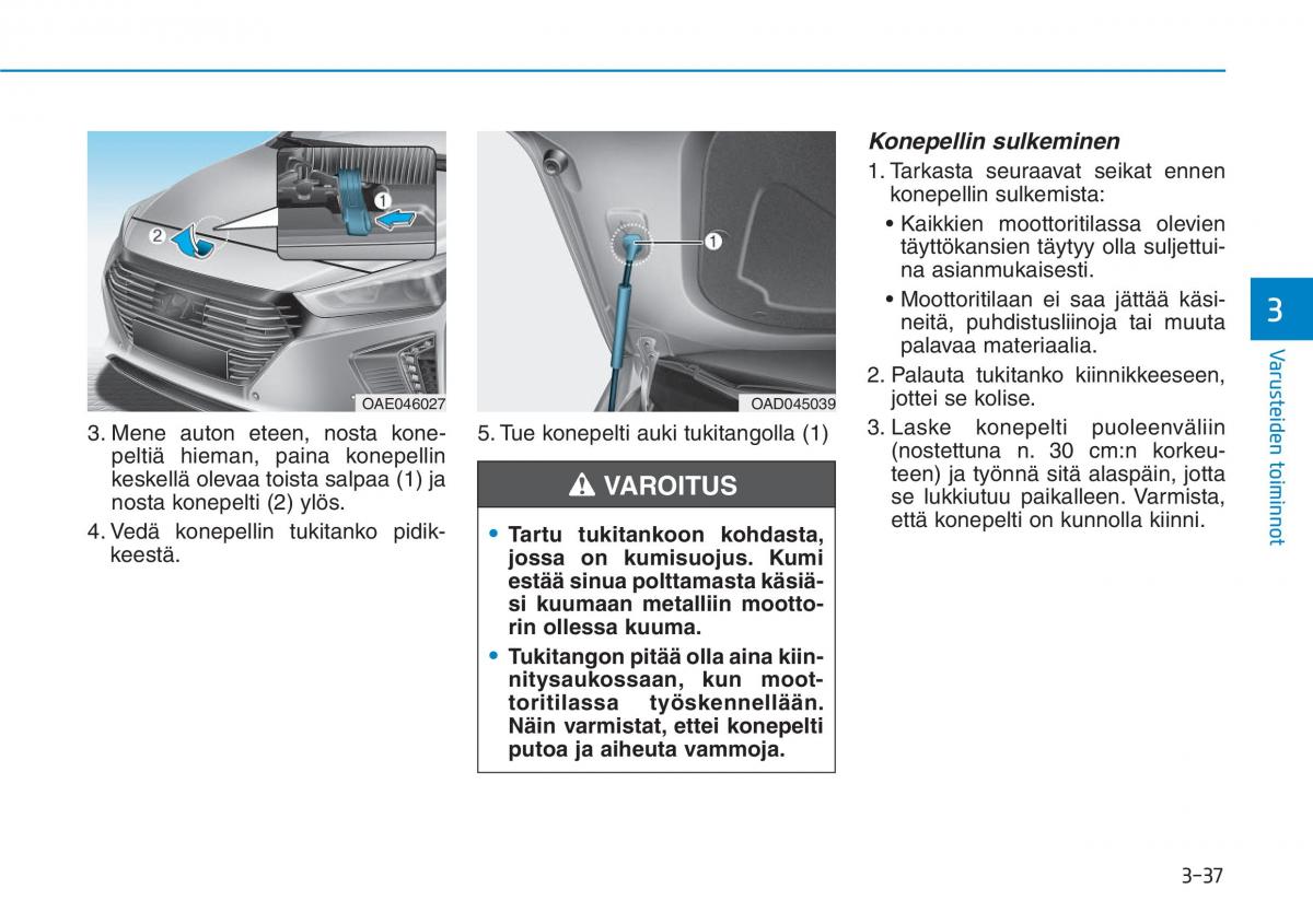 Hyundai Ioniq Hybrid omistajan kasikirja / page 127