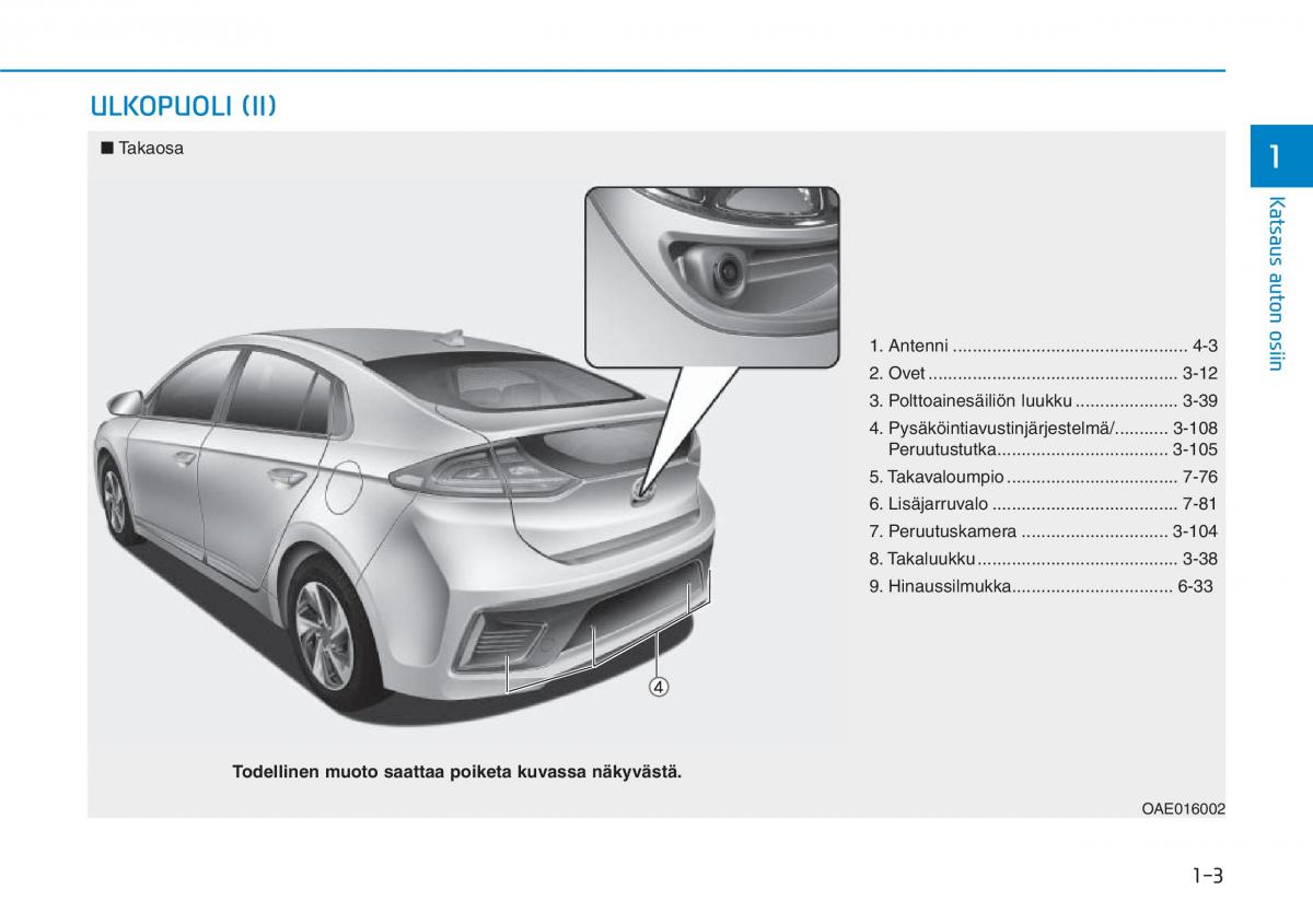 Hyundai Ioniq Hybrid omistajan kasikirja / page 13