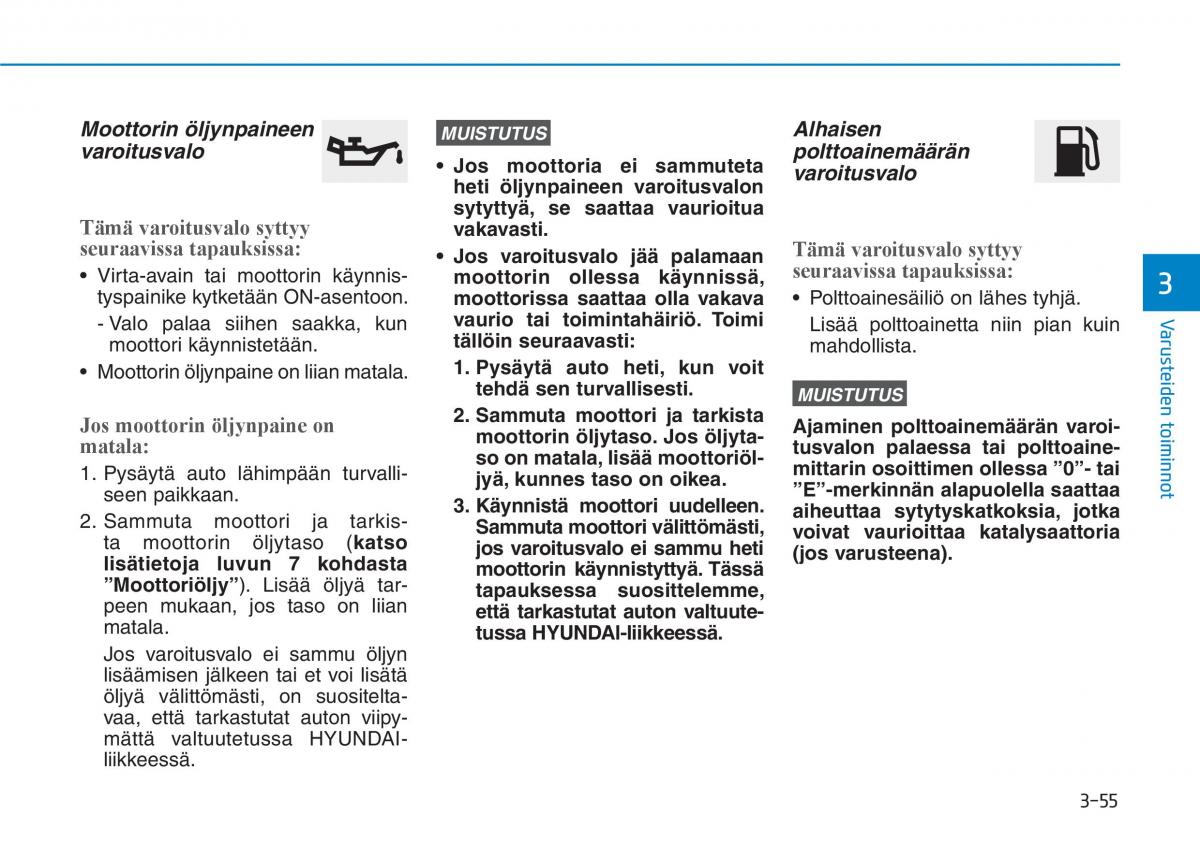 Hyundai Ioniq Hybrid omistajan kasikirja / page 145