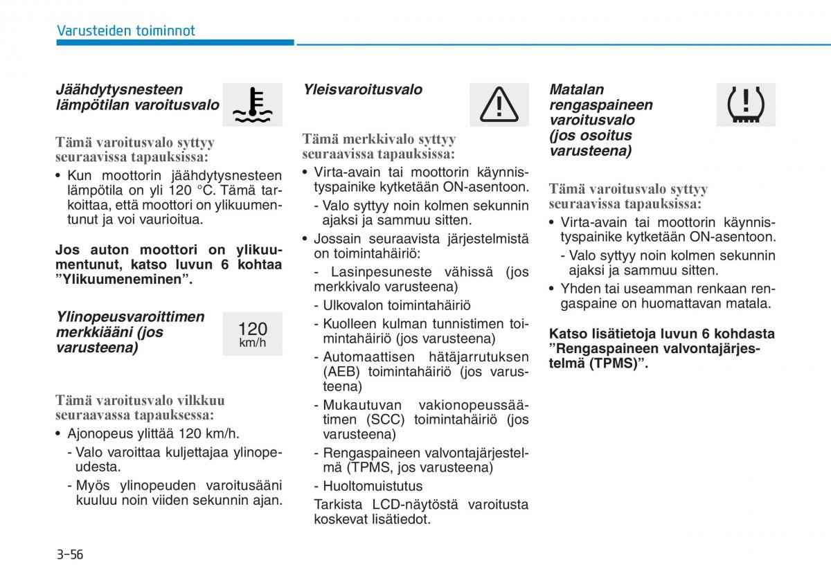 Hyundai Ioniq Hybrid omistajan kasikirja / page 146