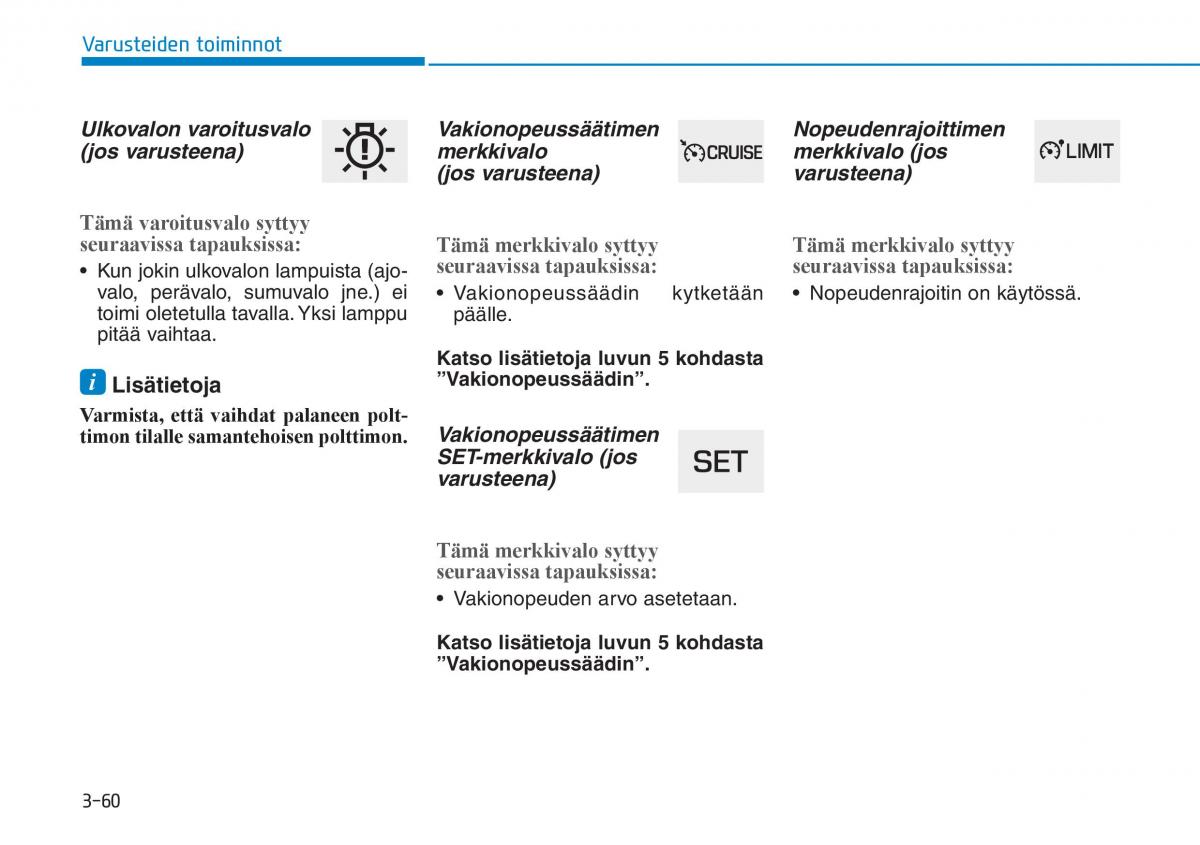 Hyundai Ioniq Hybrid omistajan kasikirja / page 150