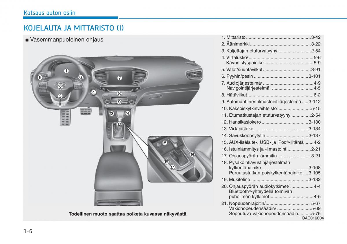 Hyundai Ioniq Hybrid omistajan kasikirja / page 16