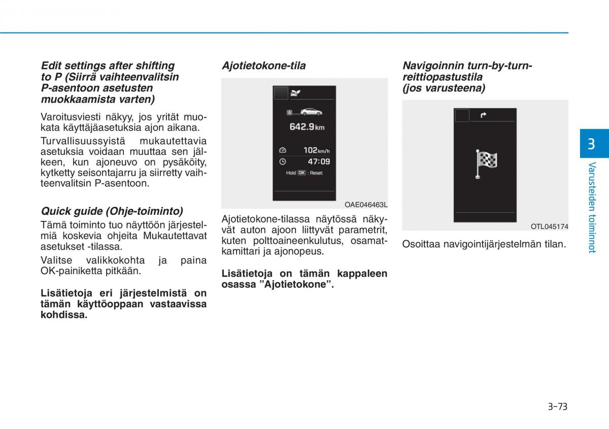 Hyundai Ioniq Hybrid omistajan kasikirja / page 163