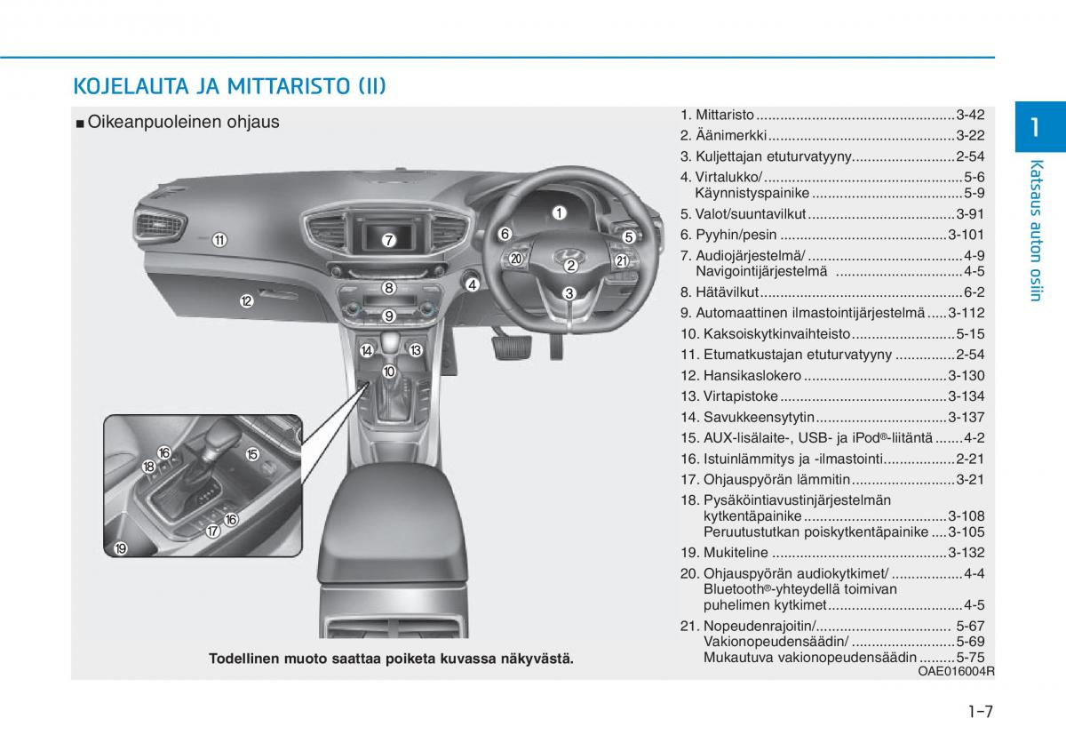 Hyundai Ioniq Hybrid omistajan kasikirja / page 17