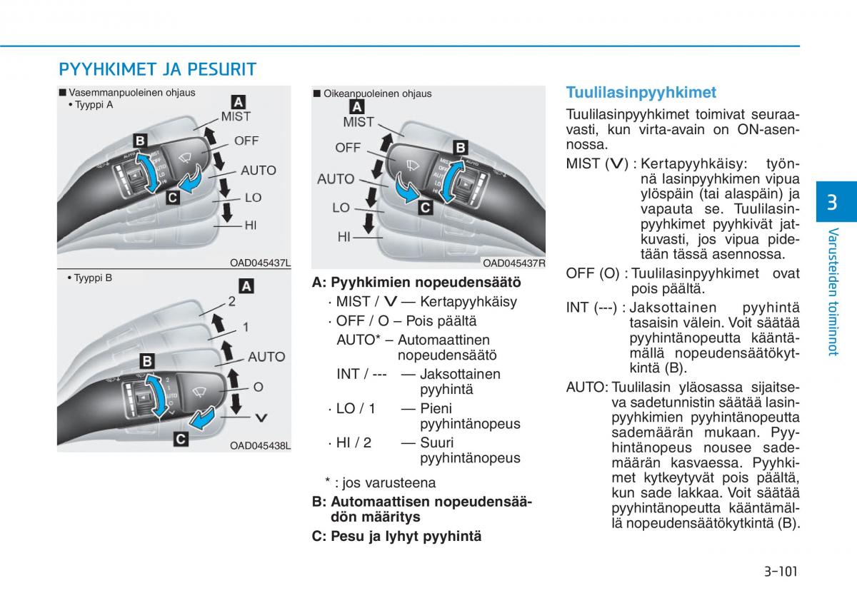 Hyundai Ioniq Hybrid omistajan kasikirja / page 191