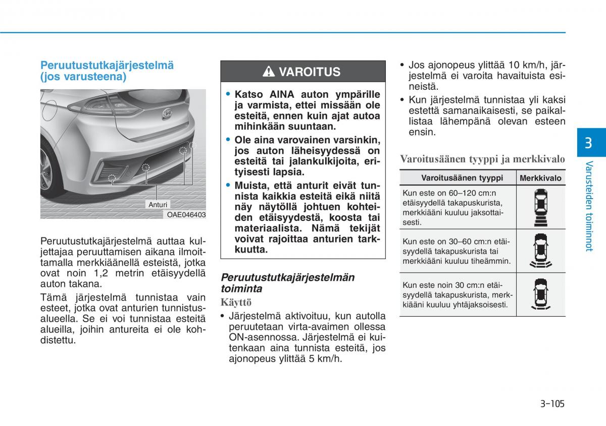 Hyundai Ioniq Hybrid omistajan kasikirja / page 195