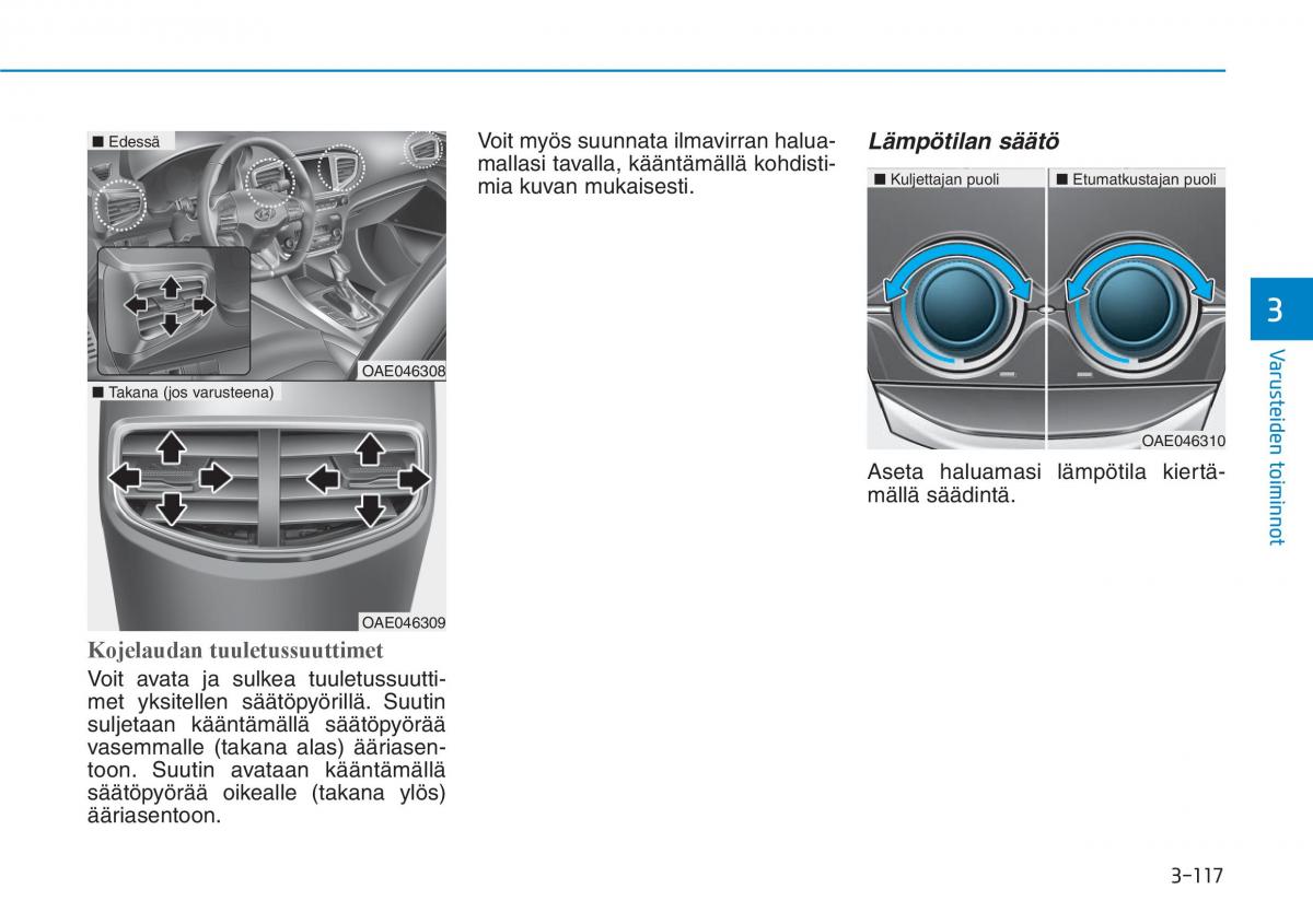 Hyundai Ioniq Hybrid omistajan kasikirja / page 207