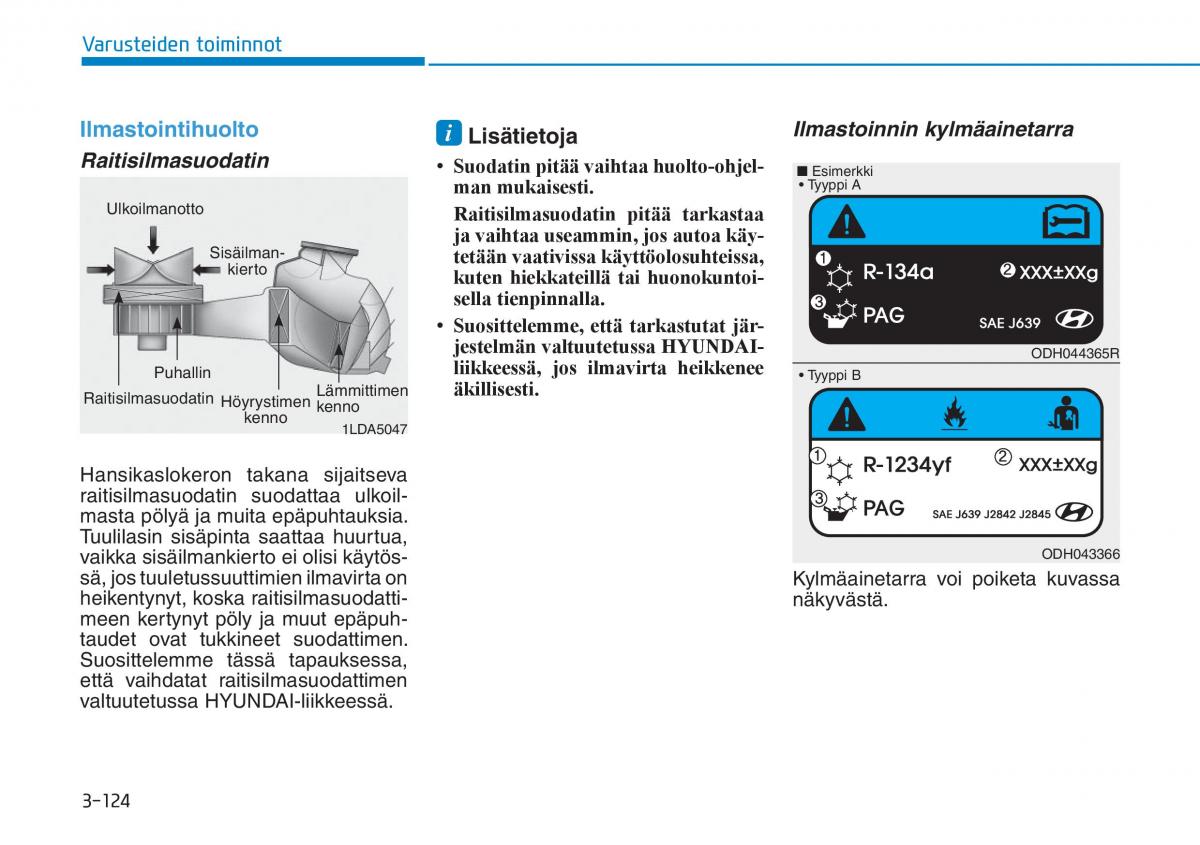 Hyundai Ioniq Hybrid omistajan kasikirja / page 214