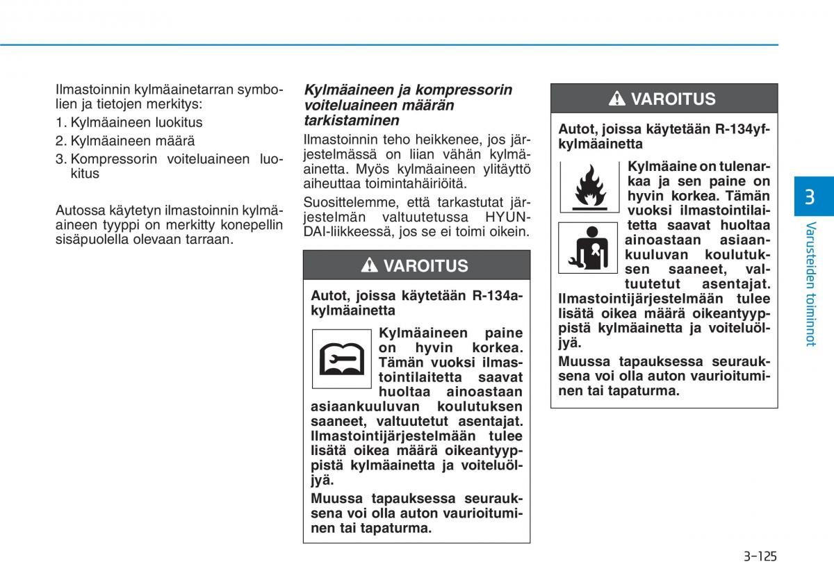 Hyundai Ioniq Hybrid omistajan kasikirja / page 215