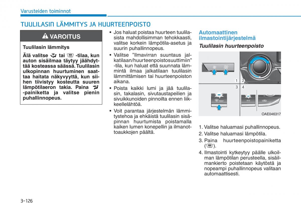 Hyundai Ioniq Hybrid omistajan kasikirja / page 216