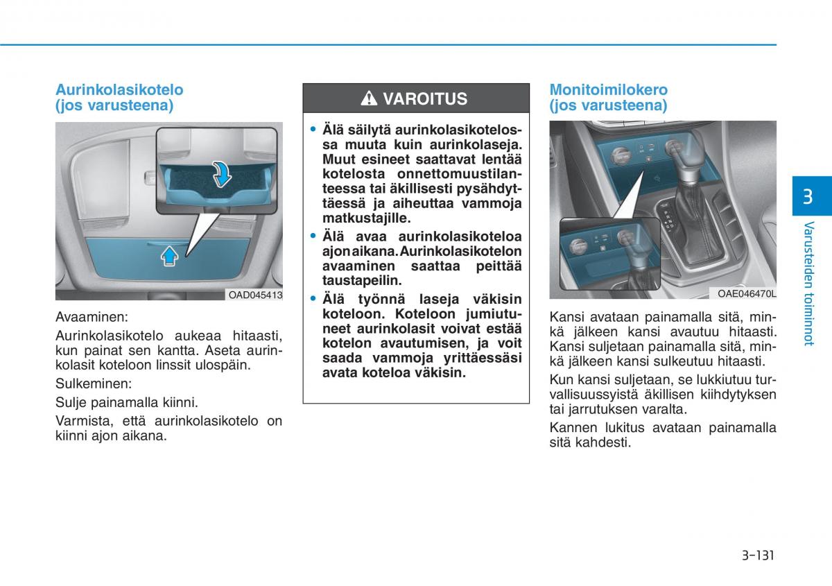 Hyundai Ioniq Hybrid omistajan kasikirja / page 221