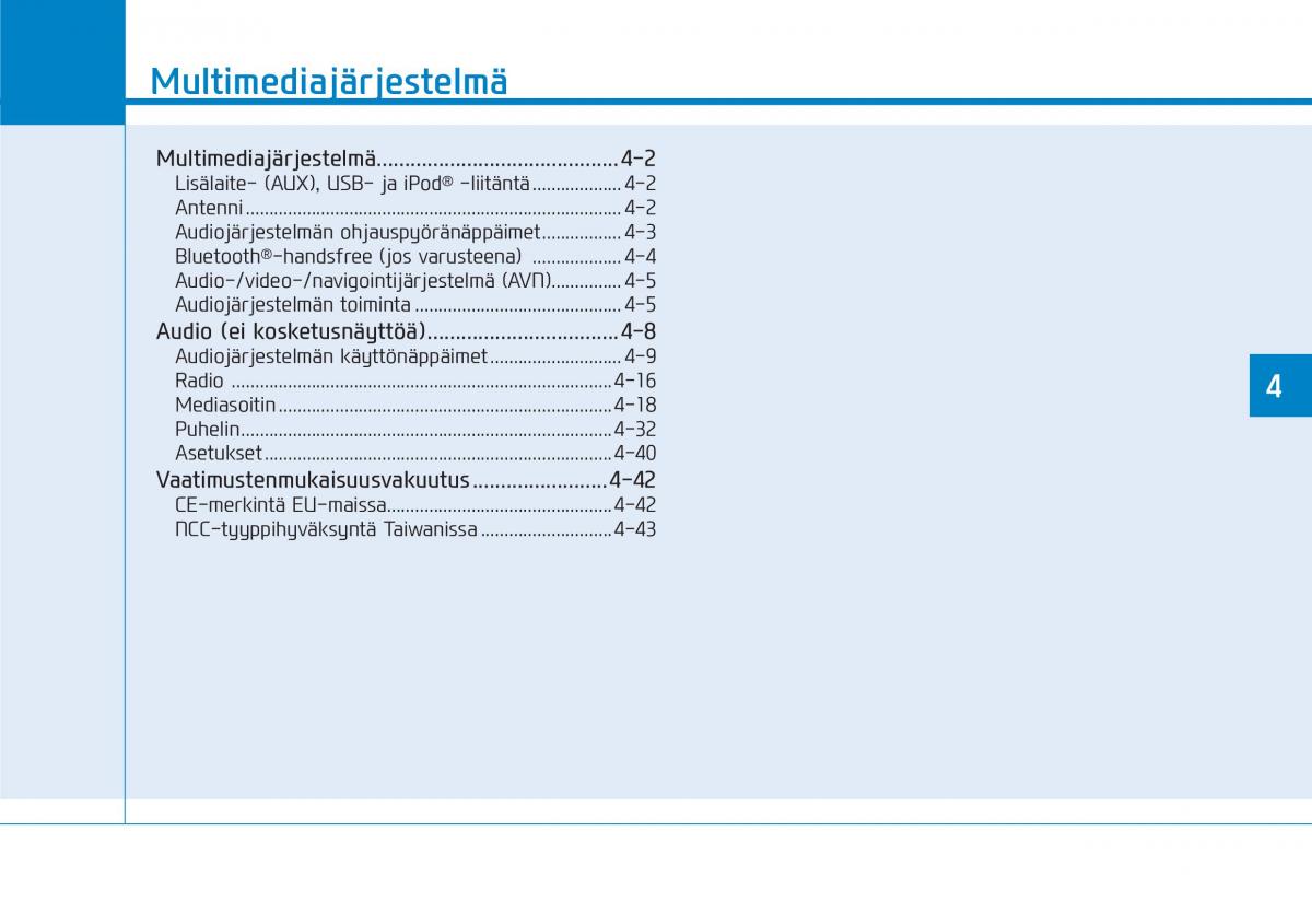 Hyundai Ioniq Hybrid omistajan kasikirja / page 230