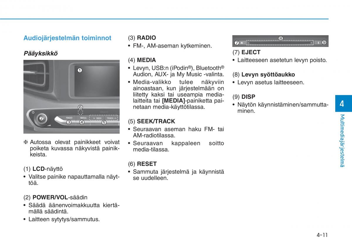 Hyundai Ioniq Hybrid omistajan kasikirja / page 240