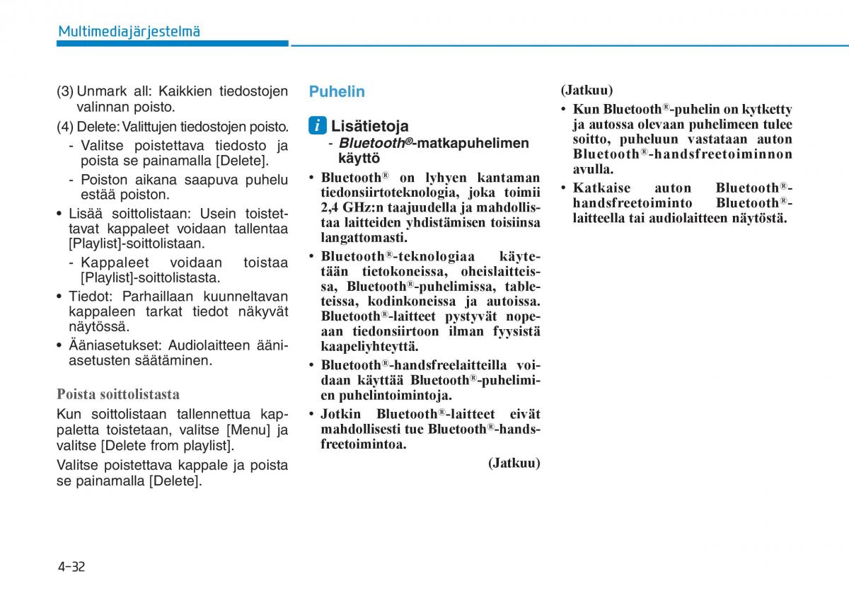 Hyundai Ioniq Hybrid omistajan kasikirja / page 261