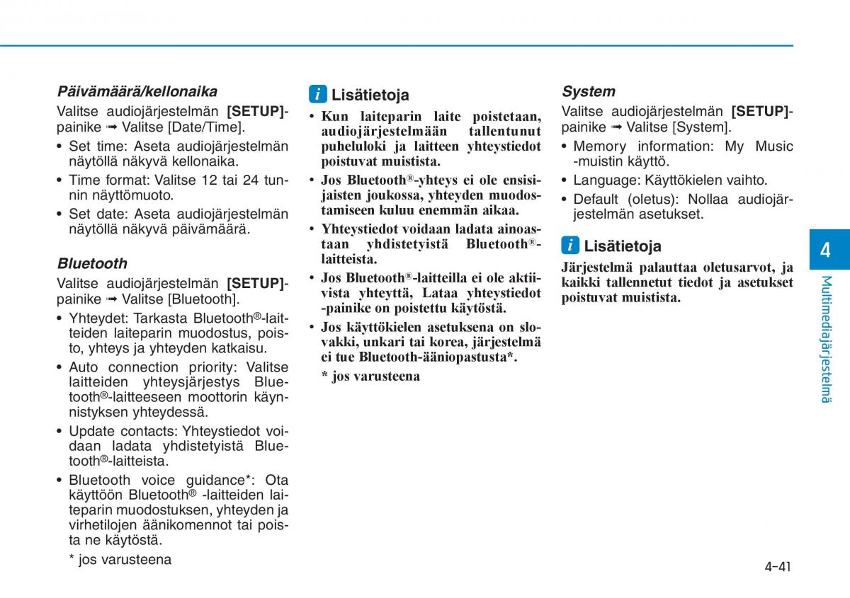 Hyundai Ioniq Hybrid omistajan kasikirja / page 270