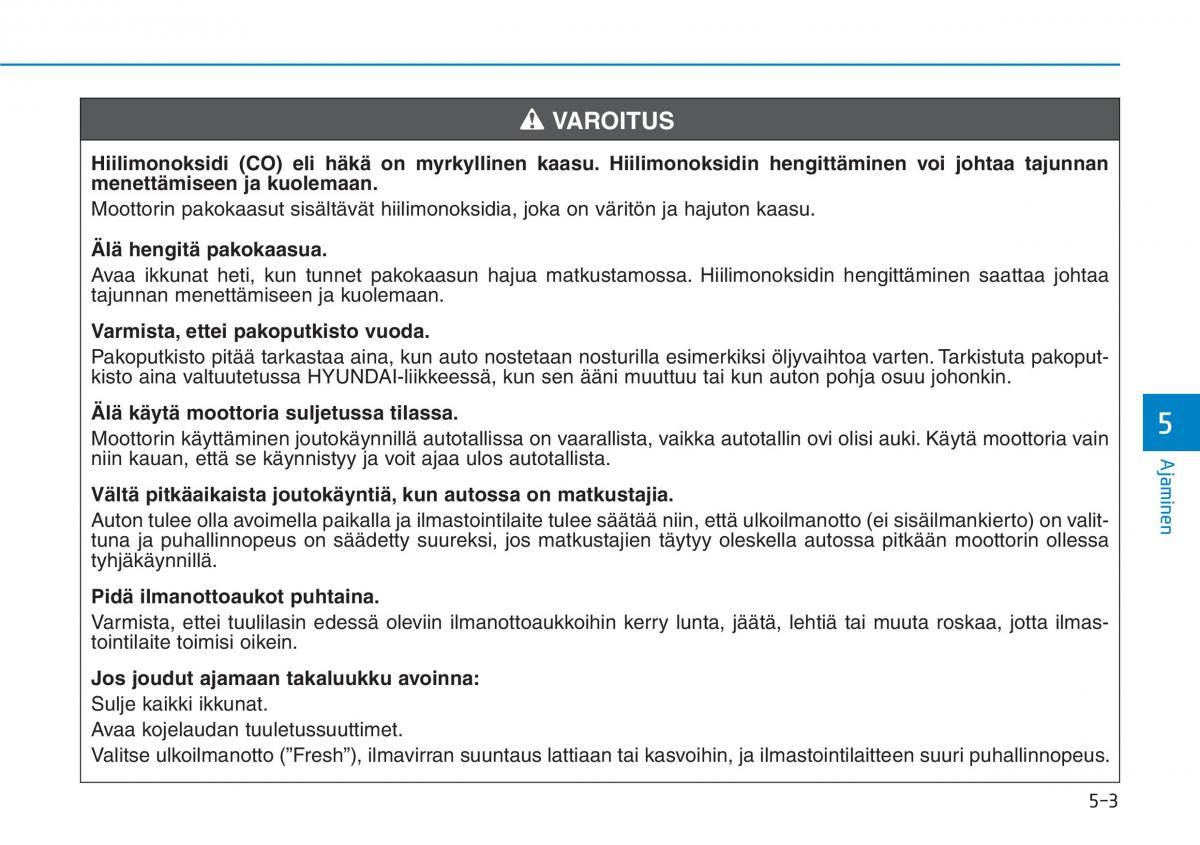 Hyundai Ioniq Hybrid omistajan kasikirja / page 275