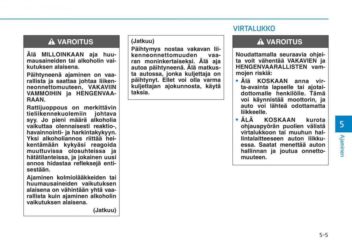 Hyundai Ioniq Hybrid omistajan kasikirja / page 277