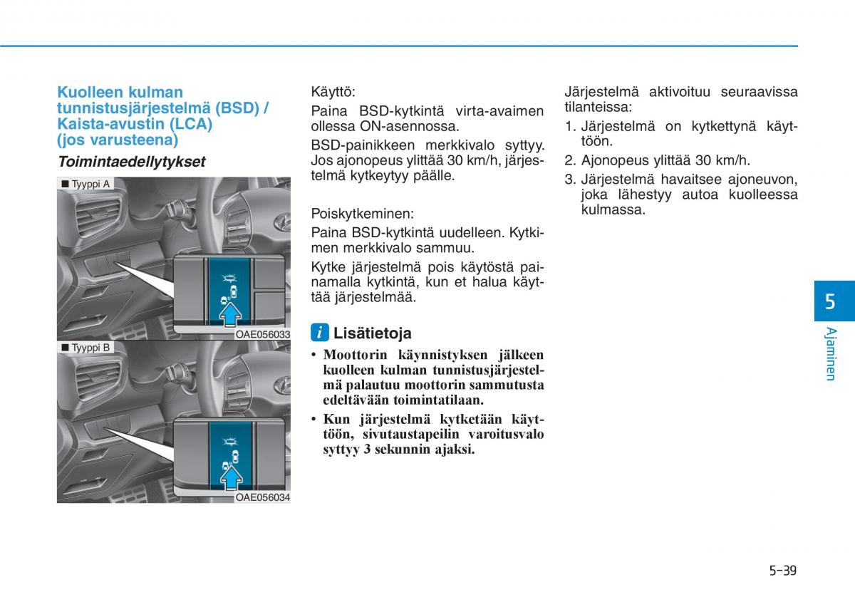 Hyundai Ioniq Hybrid omistajan kasikirja / page 311