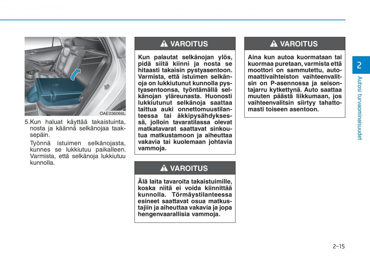 Hyundai Ioniq Hybrid omistajan kasikirja / page 33