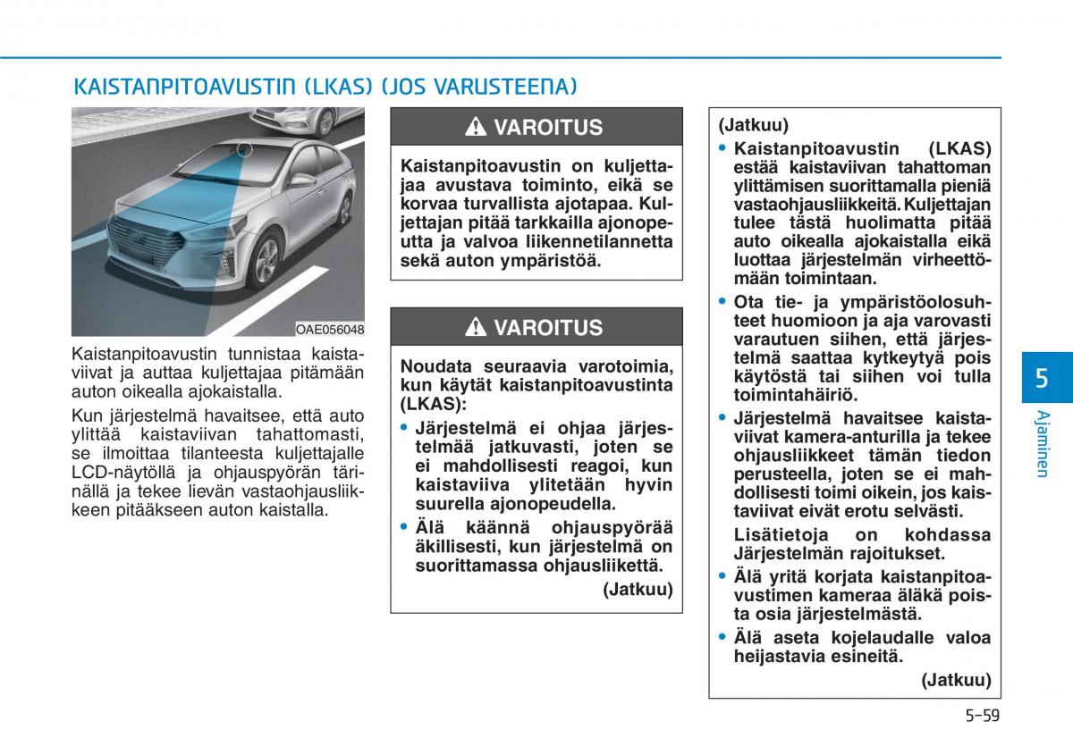 Hyundai Ioniq Hybrid omistajan kasikirja / page 331