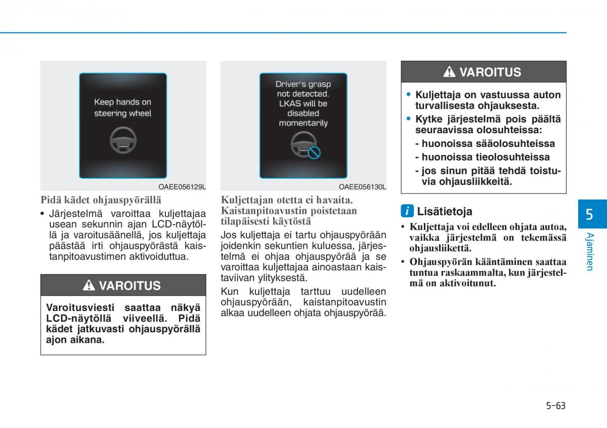 Hyundai Ioniq Hybrid omistajan kasikirja / page 335