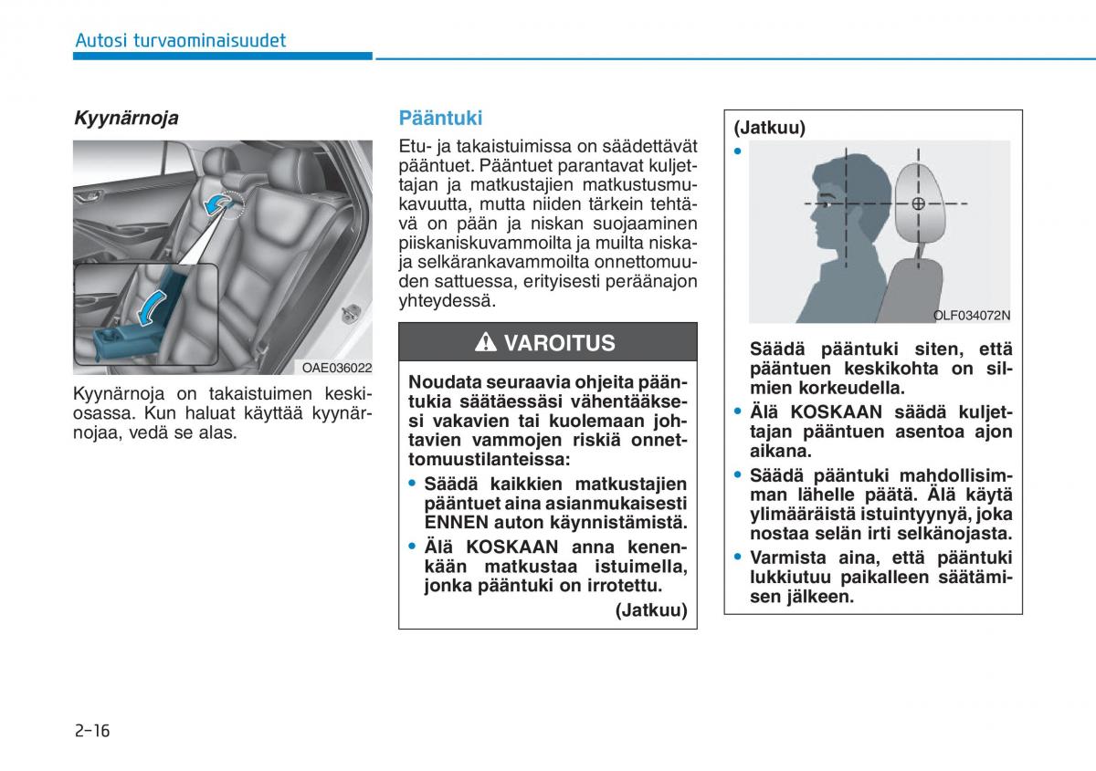 Hyundai Ioniq Hybrid omistajan kasikirja / page 34