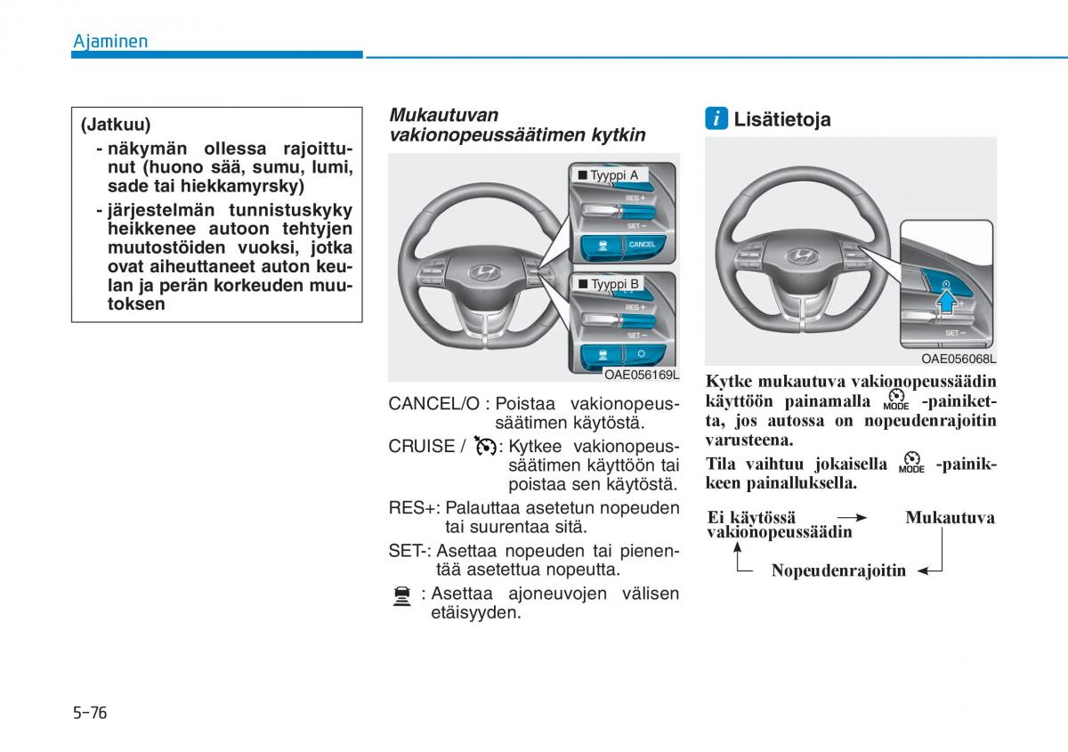 Hyundai Ioniq Hybrid omistajan kasikirja / page 348