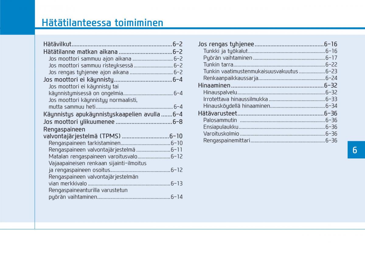 Hyundai Ioniq Hybrid omistajan kasikirja / page 374