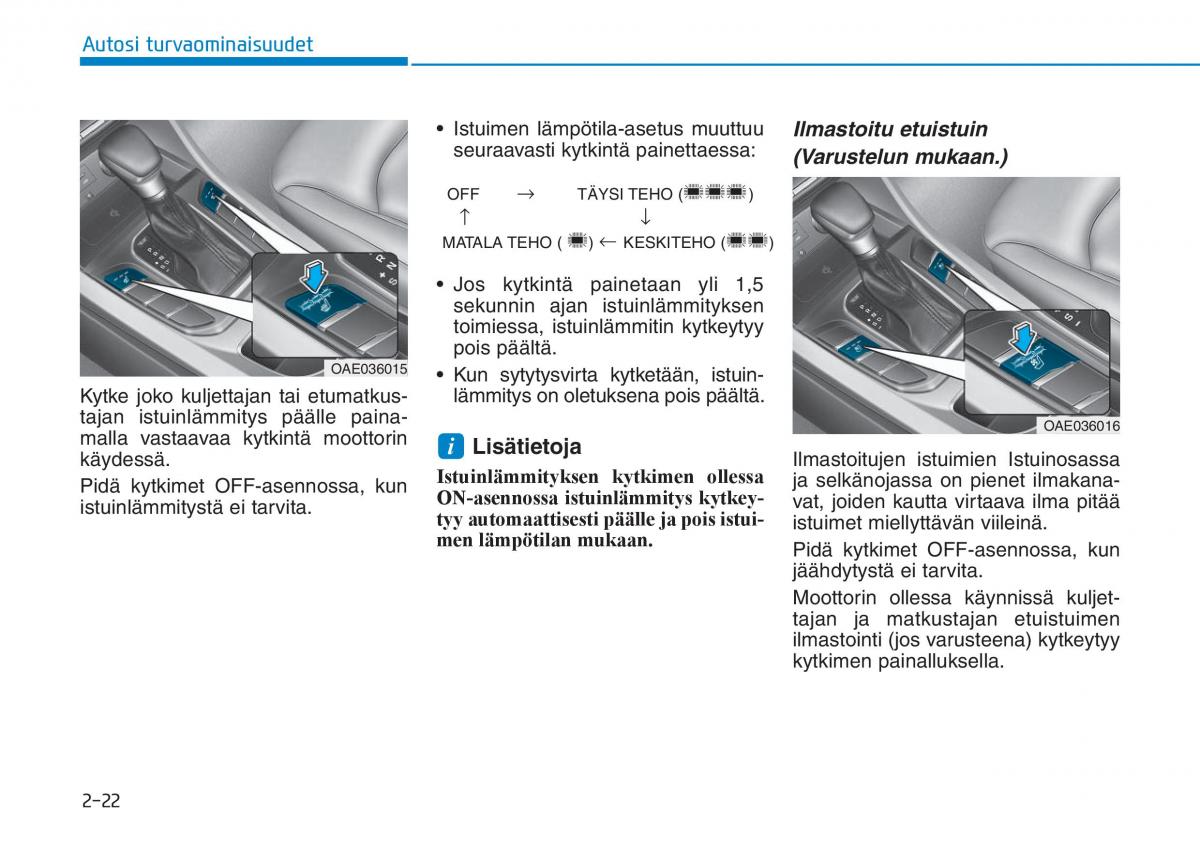 Hyundai Ioniq Hybrid omistajan kasikirja / page 40