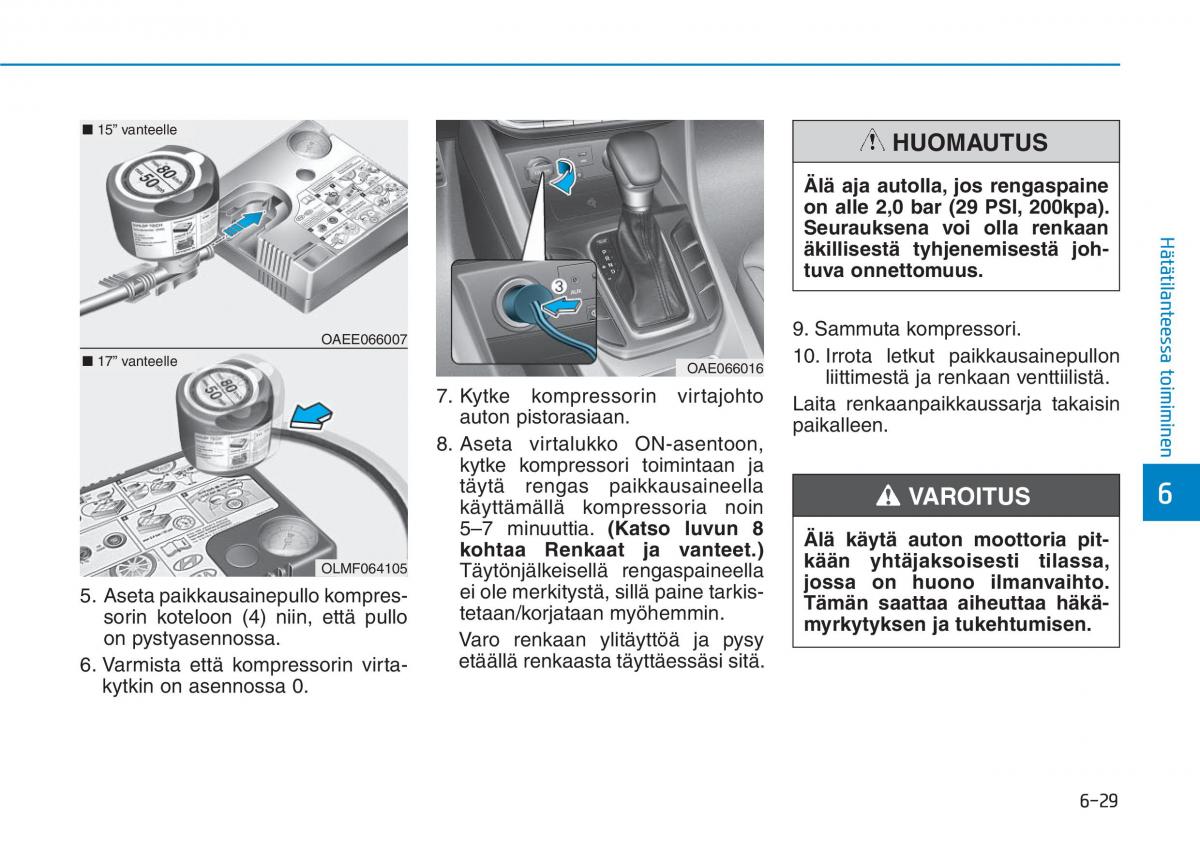 Hyundai Ioniq Hybrid omistajan kasikirja / page 402