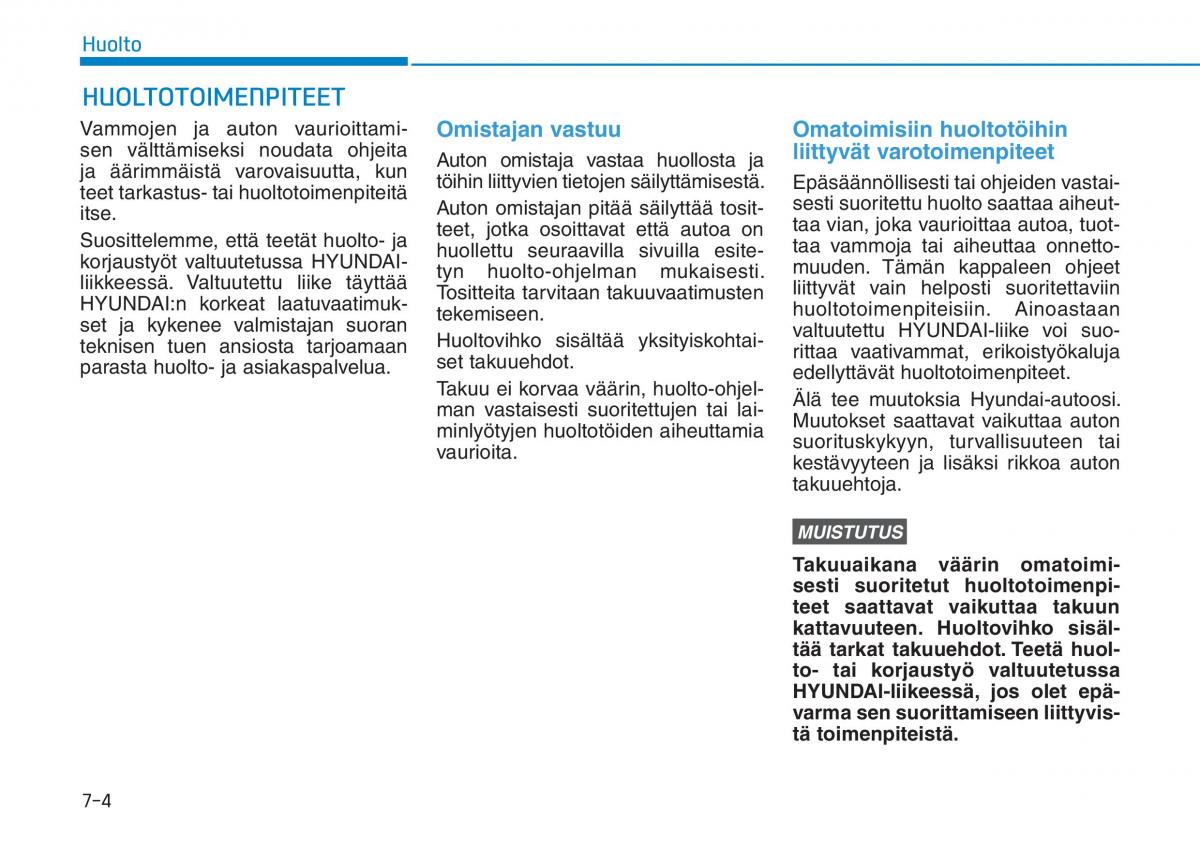 Hyundai Ioniq Hybrid omistajan kasikirja / page 413