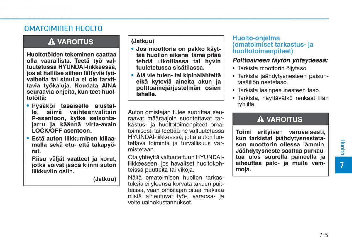 Hyundai Ioniq Hybrid omistajan kasikirja / page 414