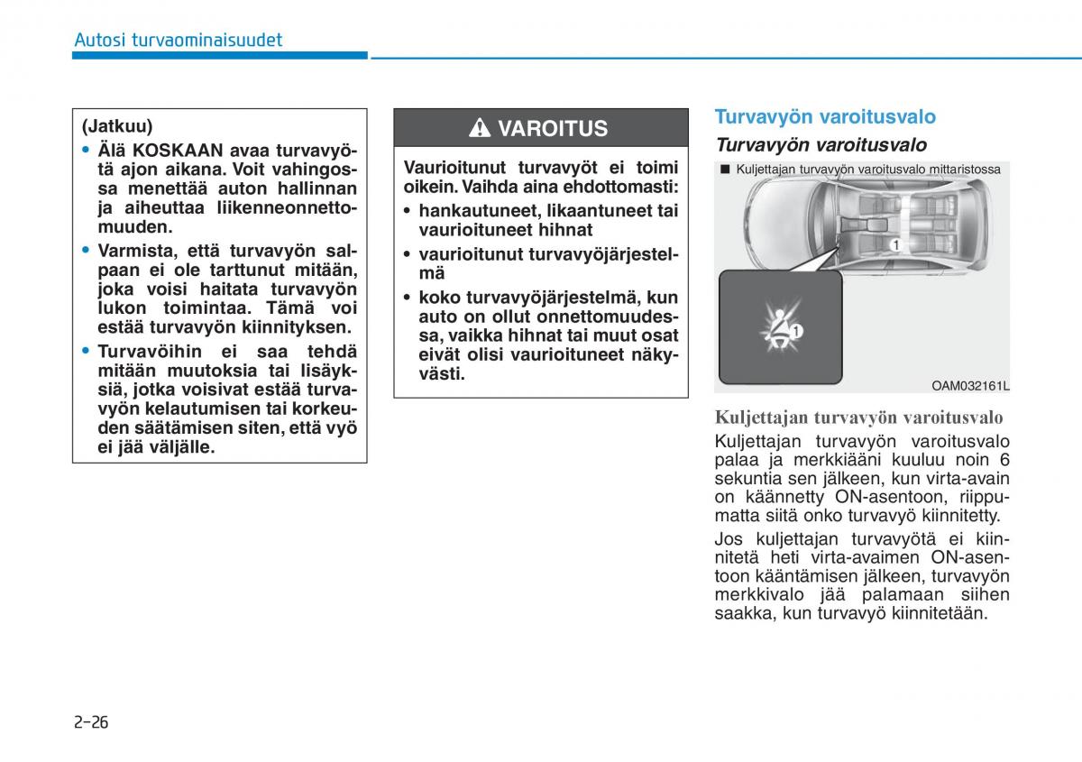 Hyundai Ioniq Hybrid omistajan kasikirja / page 44