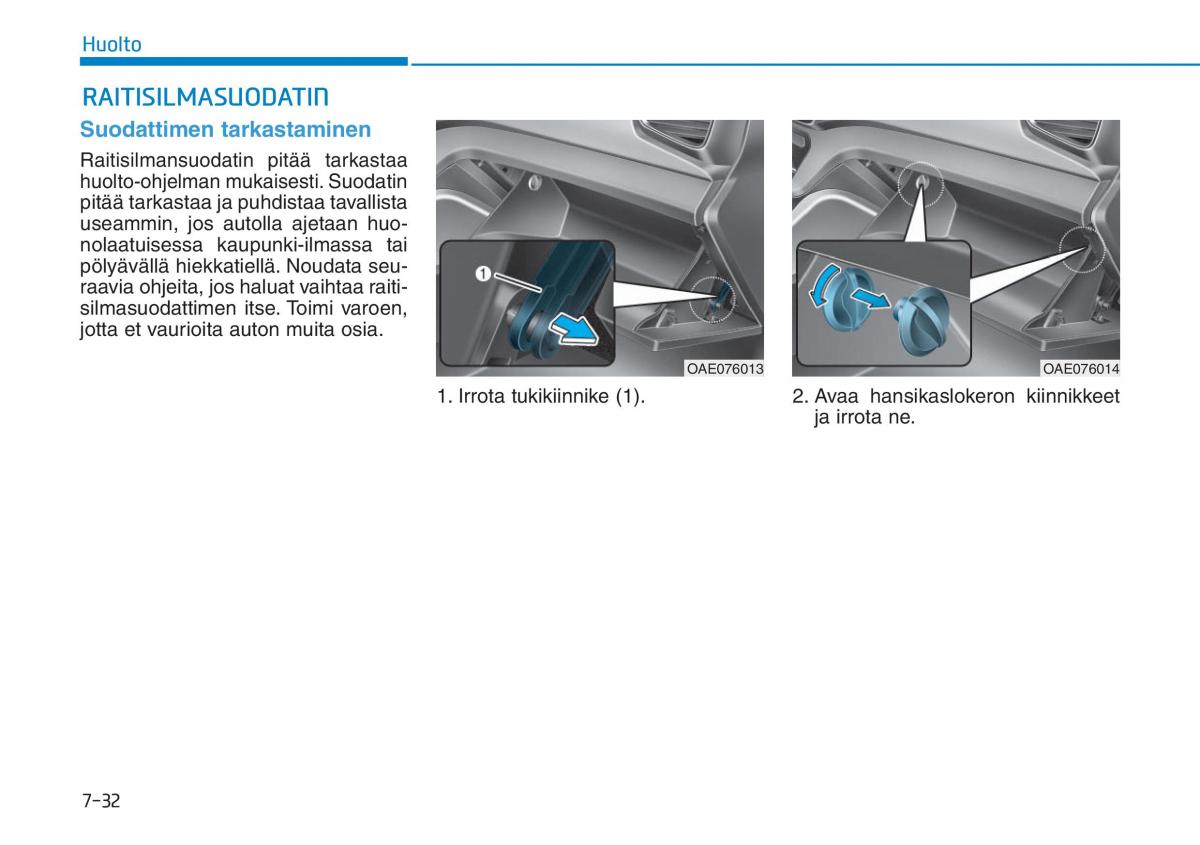 Hyundai Ioniq Hybrid omistajan kasikirja / page 441