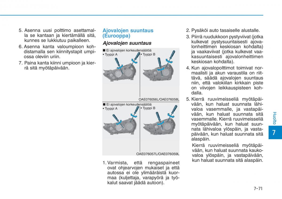 Hyundai Ioniq Hybrid omistajan kasikirja / page 480