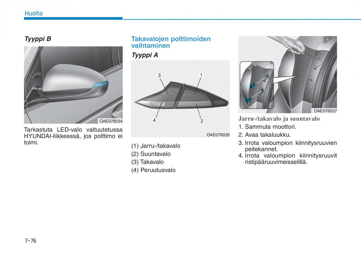 Hyundai Ioniq Hybrid omistajan kasikirja / page 485