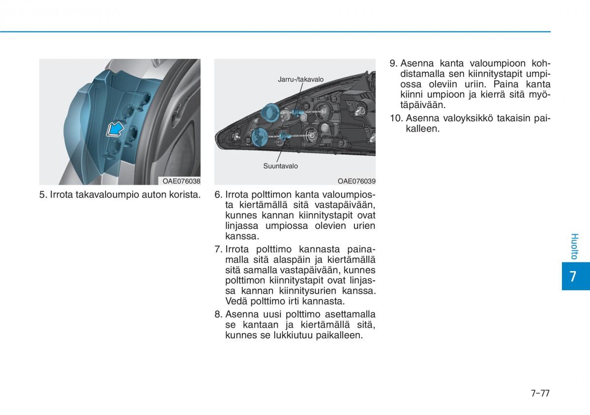 Hyundai Ioniq Hybrid omistajan kasikirja / page 486