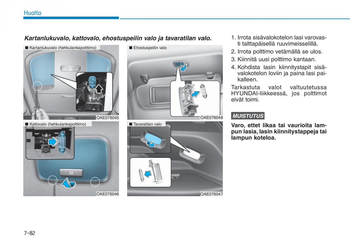 Hyundai Ioniq Hybrid omistajan kasikirja / page 491