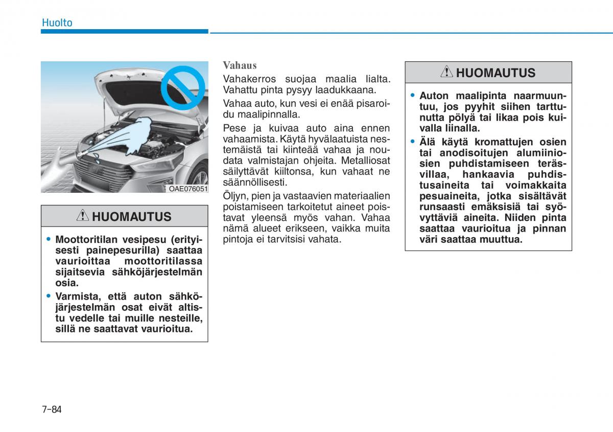 Hyundai Ioniq Hybrid omistajan kasikirja / page 493